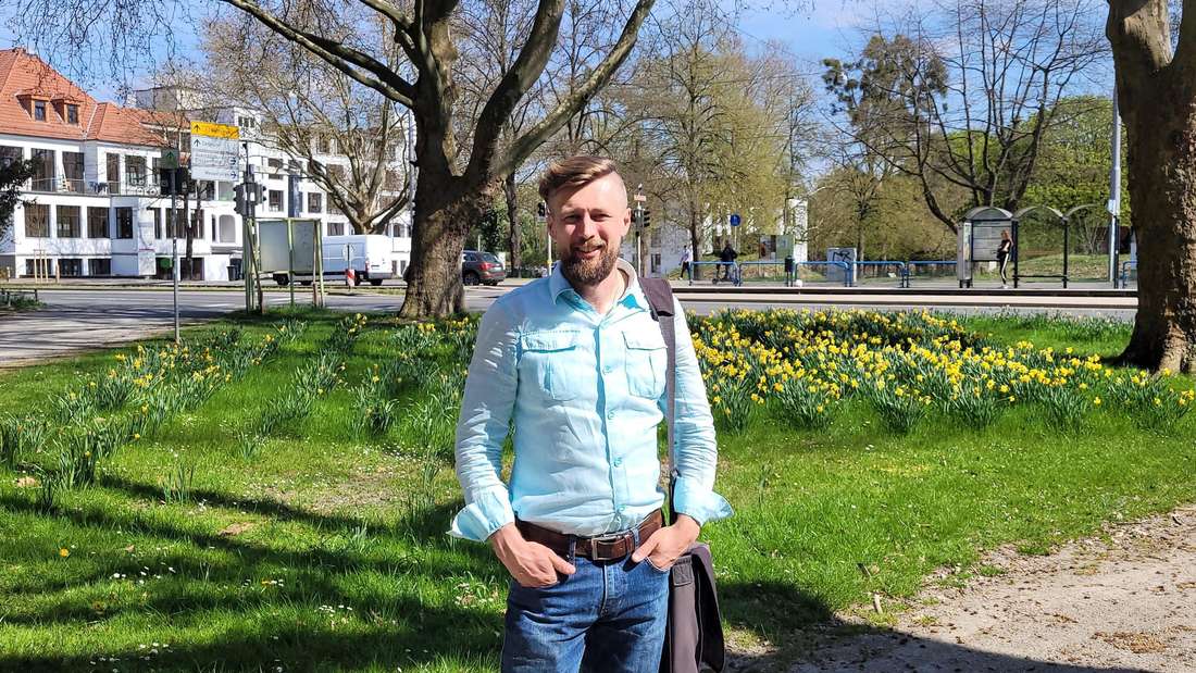 Andrii Katrich, 39, Gründer des deutsch-ukrainischen Vereins in Kassel 