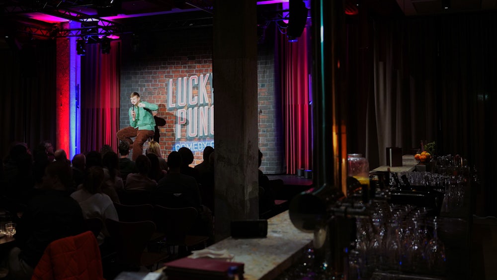 Im Lucky Punch Comedy Club im alten Gasteig gibt's fast jeden Tag etwas zu lachen.