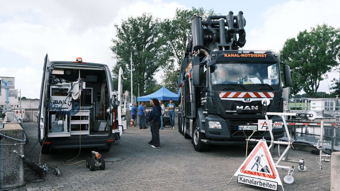 bab01092025 Drei Sensoren in Tunneln: TU-Darmstadt, Gemeinde Münster und Kanal Müller installierten bereits im Juli Sensoren, die zukünftig für Aufschluss sorgen könnten. Foto: Ellie Brandt
