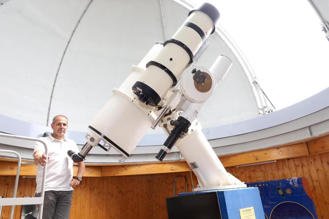 Astronom Bernhard Buchner leitet die Bayerische Volkssternwarte München