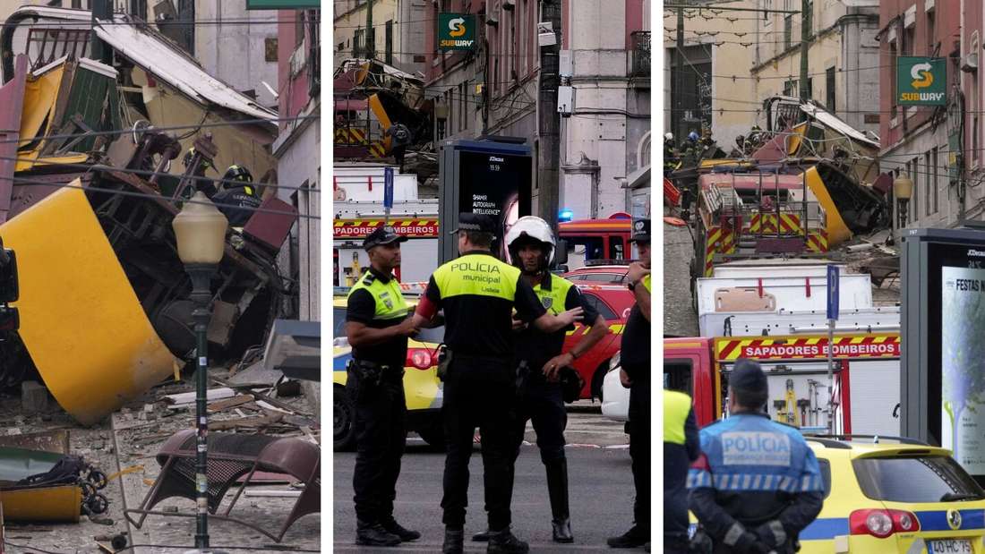 In Lissabon ist die beliebte Seilbahn Elevador da Glória entgleist. Mindestens drei Menschen sind tot, viele weitere verletzt.