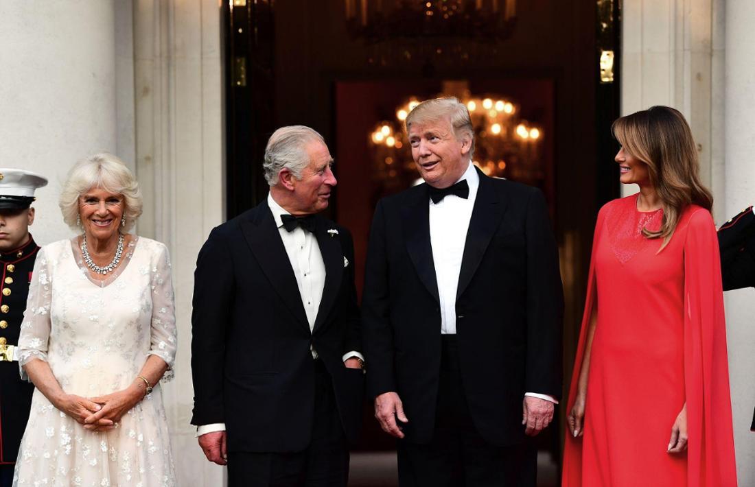 US-Präsident Trump besucht Großbritannien - Winfield House