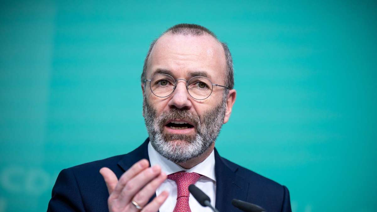 EVP-Chef Weber verspricht Abkehr von Verbrenner-Aus