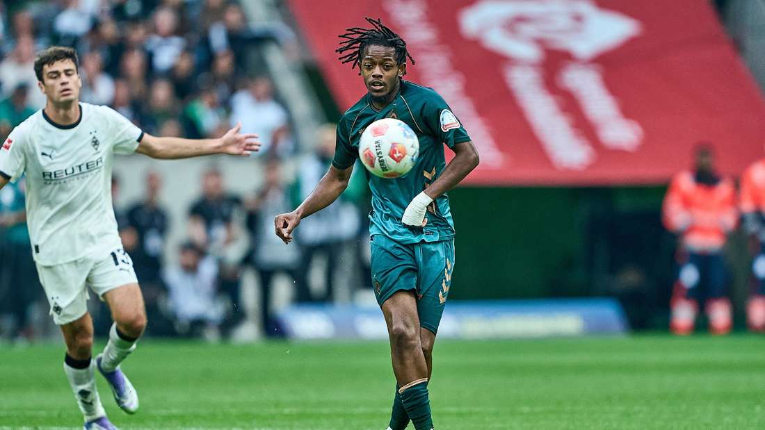 Mann des Abends beim SV Werder Bremen: Samuel Mbangula überragte beim 4:0 gegen Borussia Mönchengladbach mit zwei Assists und einem Tor.