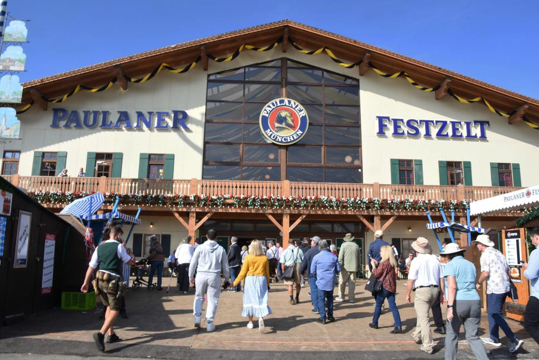 Das Paulaner-Festzelt gehört zu den traditionsreichsten Zelten auf dem Oktoberfest.