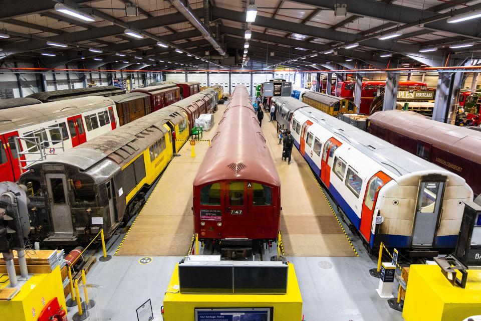 In London wird ein Museumsdepot eröffnet: Seltene Transportexponate sind nur dreimal im Jahr zu sehen