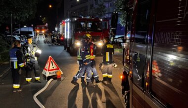 Nach starkem Regen: Damm an Nürnberger Einkaufszentrum droht zu brechen - Bayern