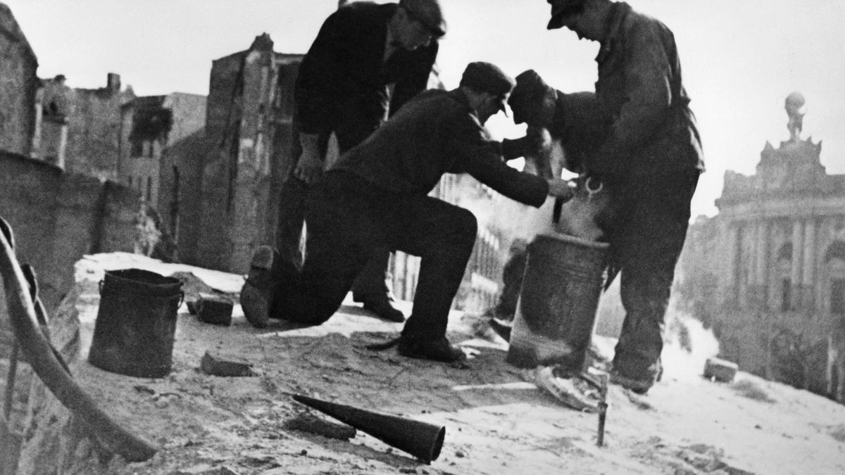 Berlin, Mauerstraße / Bunkersprengung 1947
