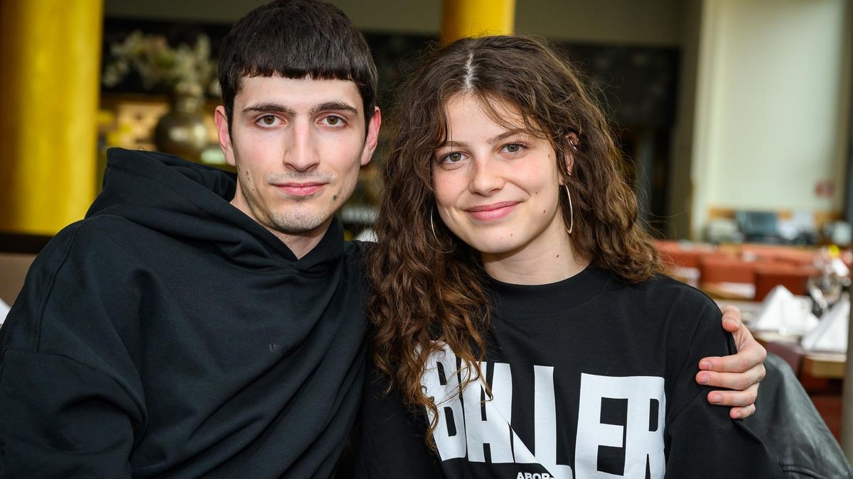 Arbor & Tynna beim Interview im Steigenberger-Parkhotel in Braunschweig.