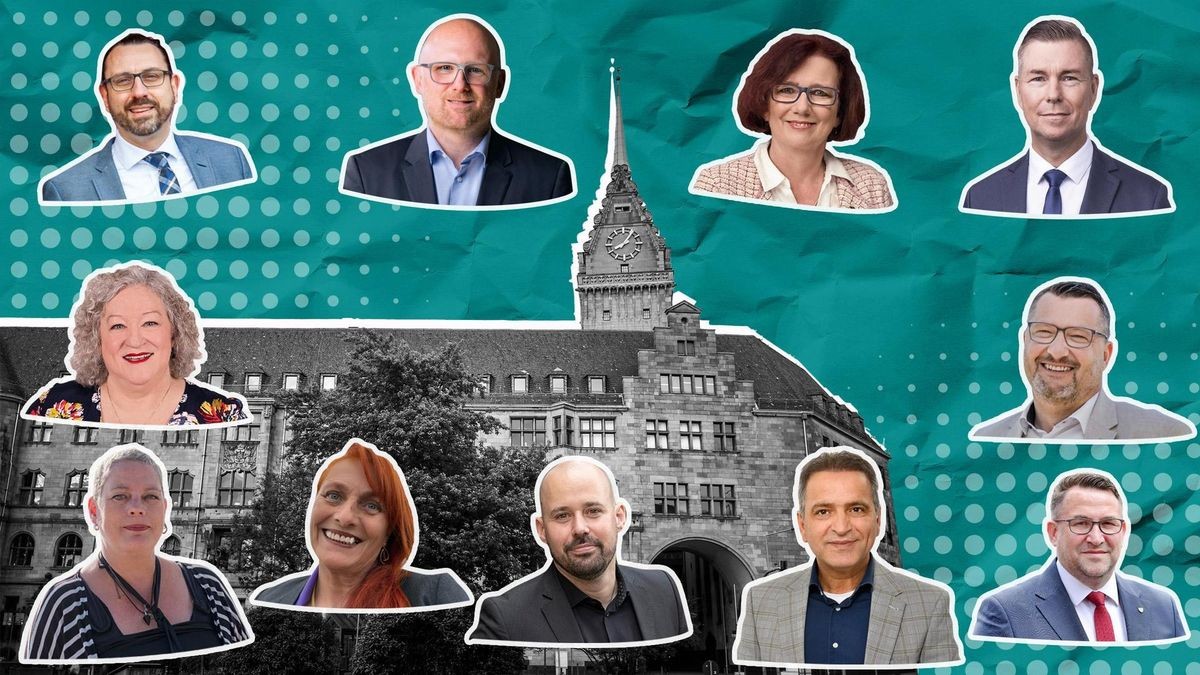 Collage OB-Kandidat:innen in Duisburg