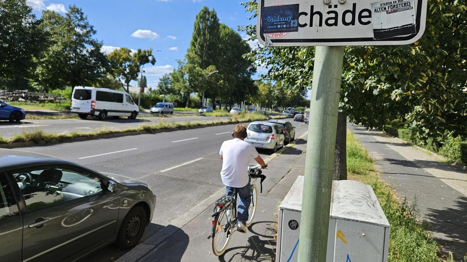 Schwere Schäden machen diesen Radweg im Südosten zum Streitobjekt