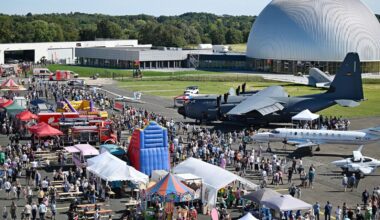 Familienfest am Flughafen Mülheim/Essen: Schöne Bilder vom Jubiläums-Event