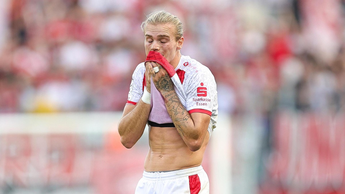 firo :  20.09.2025,
Fussball, Fußball, 3. Liga, 3.Bundesliga, Saison 2025/2026,
Rot-Weiss Essen, RWE - Hansa Rostock 3:0