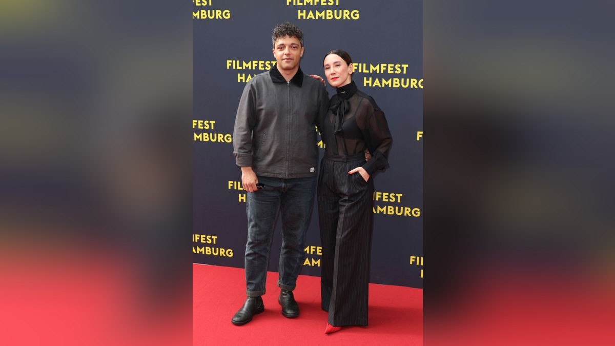 „Yunan“-Regisseur Ameer Fakher Eldin und Schauspielerin Sibel Kekilli. Ameer Fakher Eldin, Sibel Kekilli