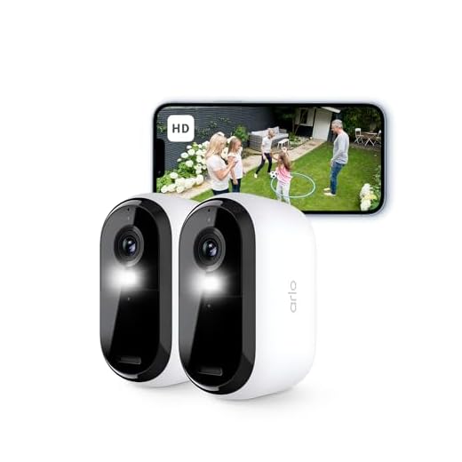 Arlo Essential 2 HD Akku Überwachungskamera Aussen WLAN, Kabellos, 1080p Video, Farbnachtsicht, Licht, Bewegungsmelder, Sirene, 2-Wege Audio, Smart Home + Arlo Secure Plan Testzeitraum, 2er Set