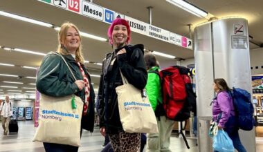 Wie "Bahnhofs-Läuferinnen "Nürnbergs Hauptbahnhof sicher machen