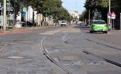 Ab 10. September wird in der Wittenberger Straße zischen Apelstraße und Heinickenstraße gebaut.
