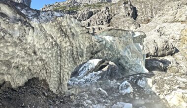 Betretung lebensgefährlich: Eiskapelle am Watzmann eingestürzt