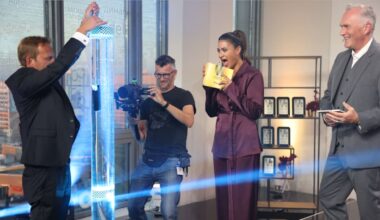 Goldene Computer Gala: Steffi Brungs Handy versenkt | Leben & Wissen