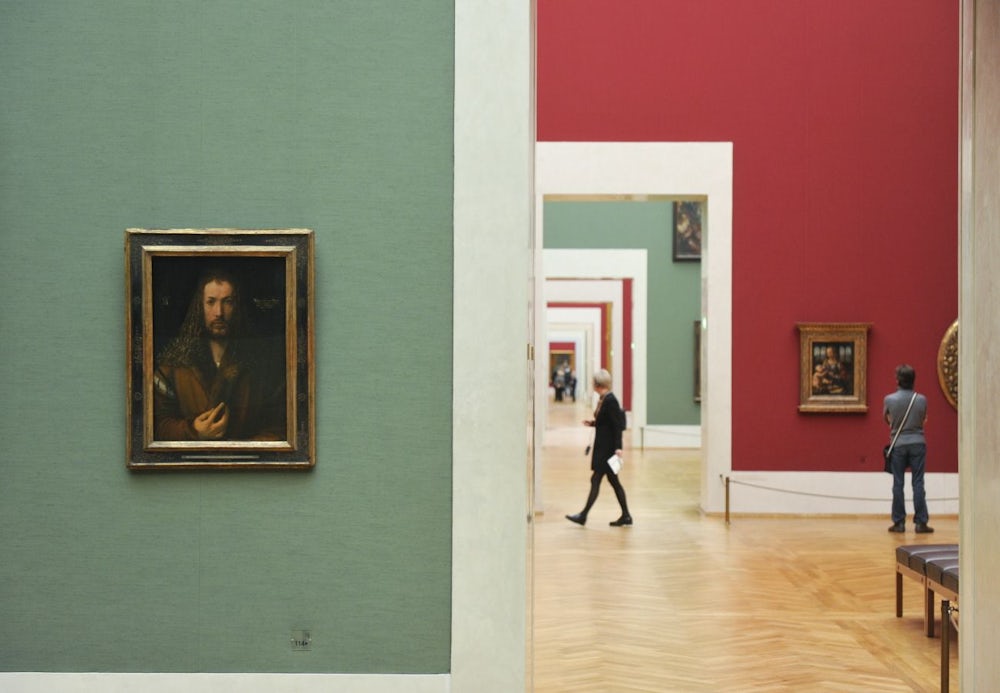 Dürers „Selbstbildnis im Pelzrock“ in der Alten Pinakothek in München.