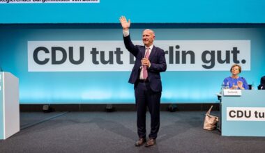 Große Mehrheit für Kai Wegner als CDU-Landesvorsitzender
