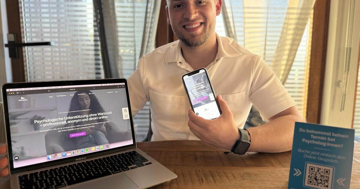 Pforzheimer Denis Barcic hat die Online-Plattform „Psynow.de“ gegründet - Wirtschaft