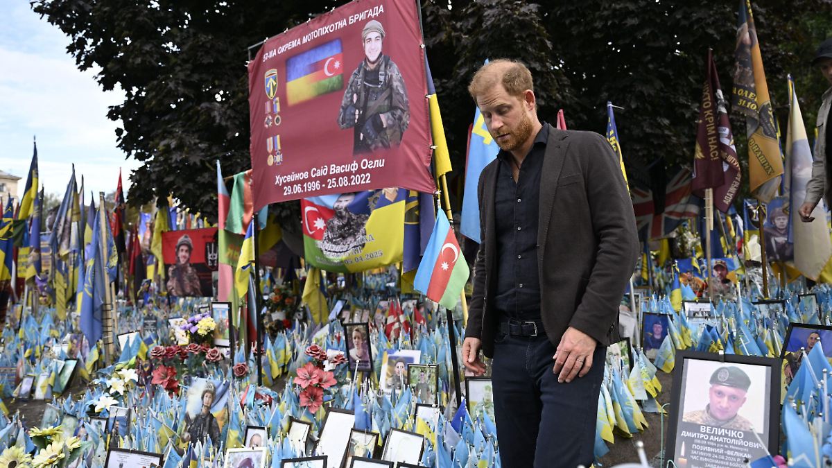 "Ihr seid nicht allein": Prinz Harry appelliert eindringlich an ukrainische Soldaten