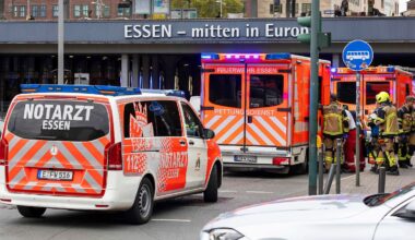 "Wird aktuell notoperiert": Frau nach Messerattacke im Essener Hauptbahnhof in Lebensgefahr
