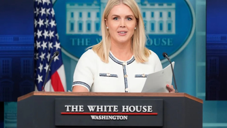 US-Präsident Donald Trump bedauert, dass Katar Ort eines israelischen Angriffs auf die islamistische Hamas geworden ist - sagt die Pressesprecherin des Weißen Hauses, Karoline Leavitt. (Archivbild)