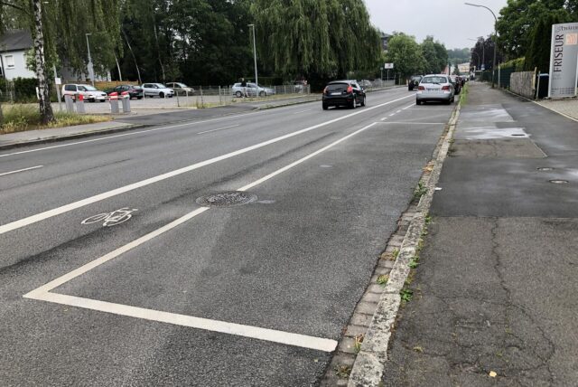 Für diesen Bereich der Kurler Straße forderten Anwohner Tempo 30 – vergeblich.
