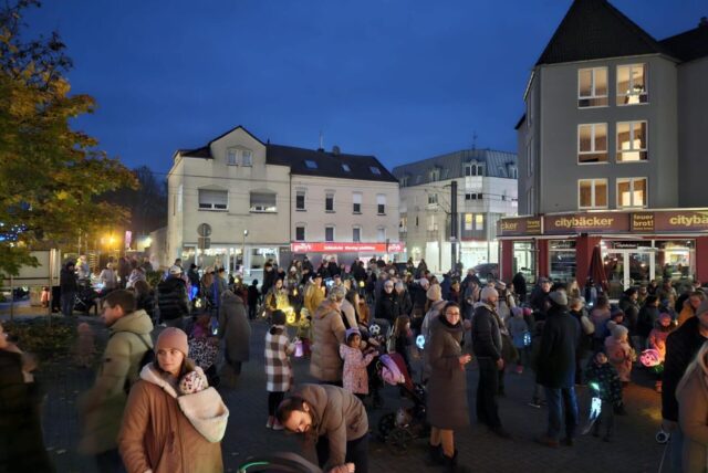 So war’s im vorigen Jahr beim Laternenumzug von Westfalia Wickede.