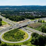 Das Westhofener Kreuz aus der Luftperspektive.