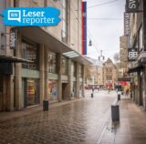 Foto der menschenleeren Dortmunder Innenstadt (Westenhellweg).