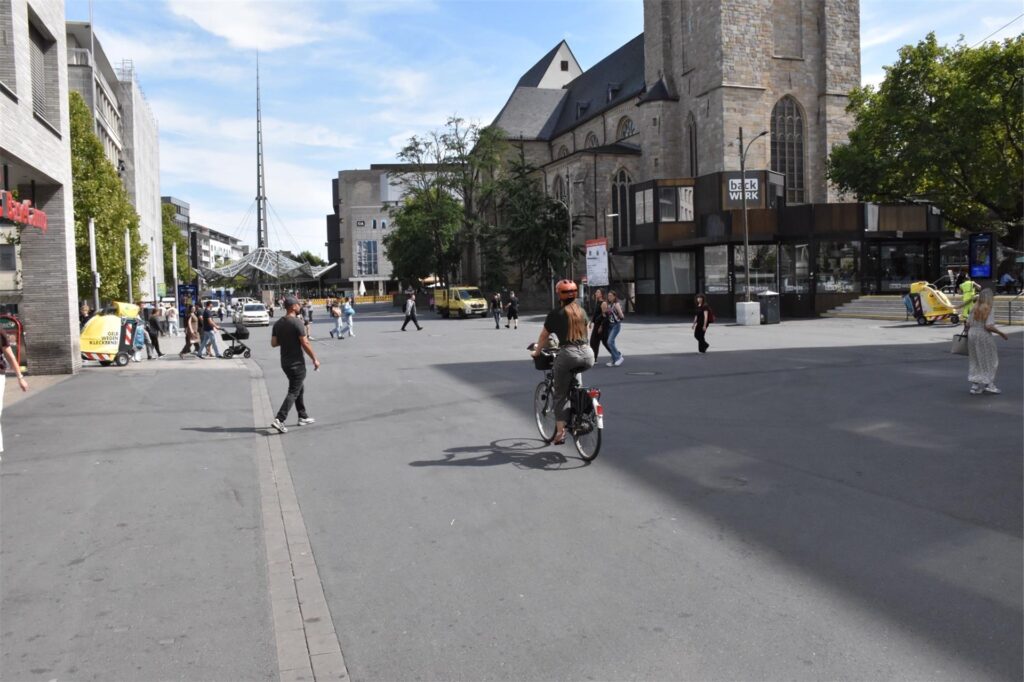 Der Bereich zwischen Reinoldikirche und Brückstraße ist aktuell eine große graue Fläche.
