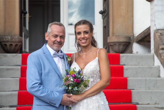 Ines Adam und Thomas Adam Horn haben auf dem Standesamt von Haus Goldschmieding geheiratet.