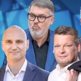 Alexander Kalouti (CDU), OB Thomas Westphal (SPD), Martin Cremer (parteilos), Heiner Garbe (AfD) und Katrin Lögering (Grüne)
