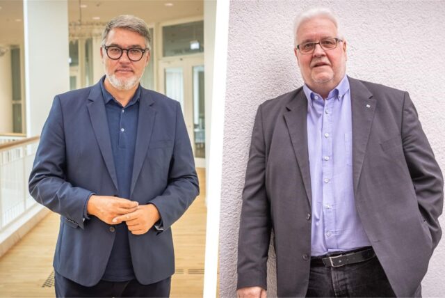 Porträts von Westphal und Garbe