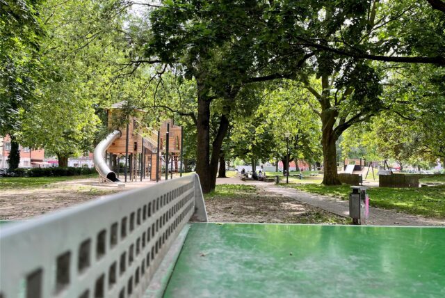 Der Spielplatz an der Zimmerstraße in Dortmund