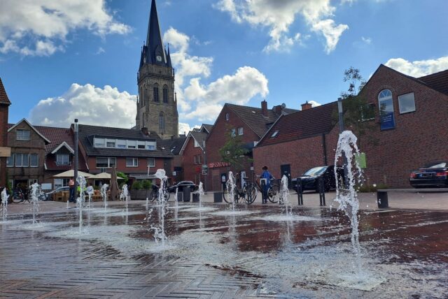 Das Fontänenfeld in Ascheberg