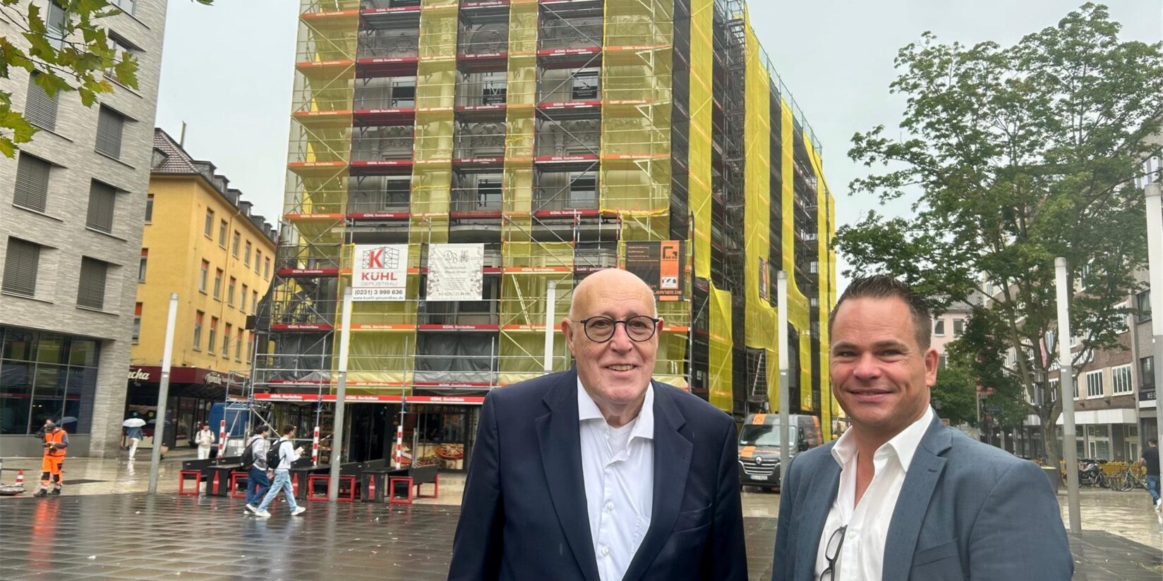 Markantes Haus in der City bekommt neuen Glanz