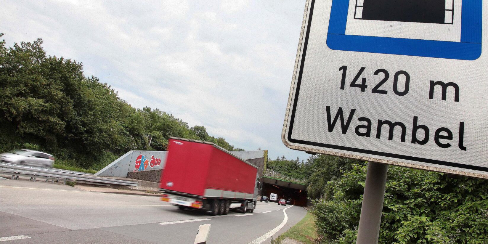 Tunnel Wambel wird gesperrt: Live-Verkehrsticker