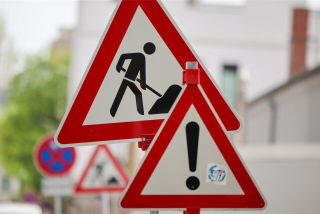 Baustellenschild (Symbolbild)