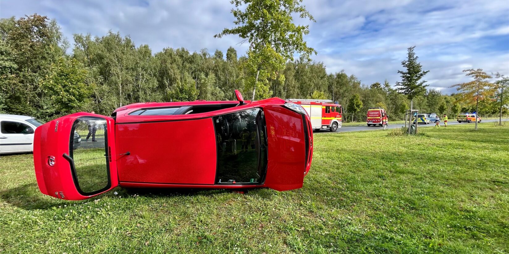 Auto lag auf der Seite