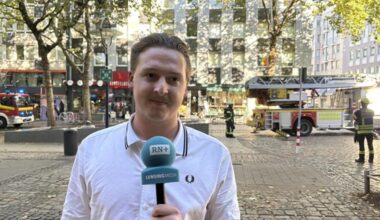 Auf der Kleppingstraße hat es gerannt.