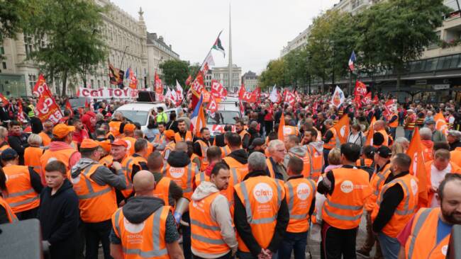Demonstrationen gegen Sparbudget der französischen Regierung