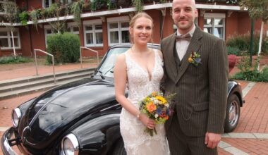 Steinhagen: Brautpaar - Annika Quiring und Max Wrede heiraten