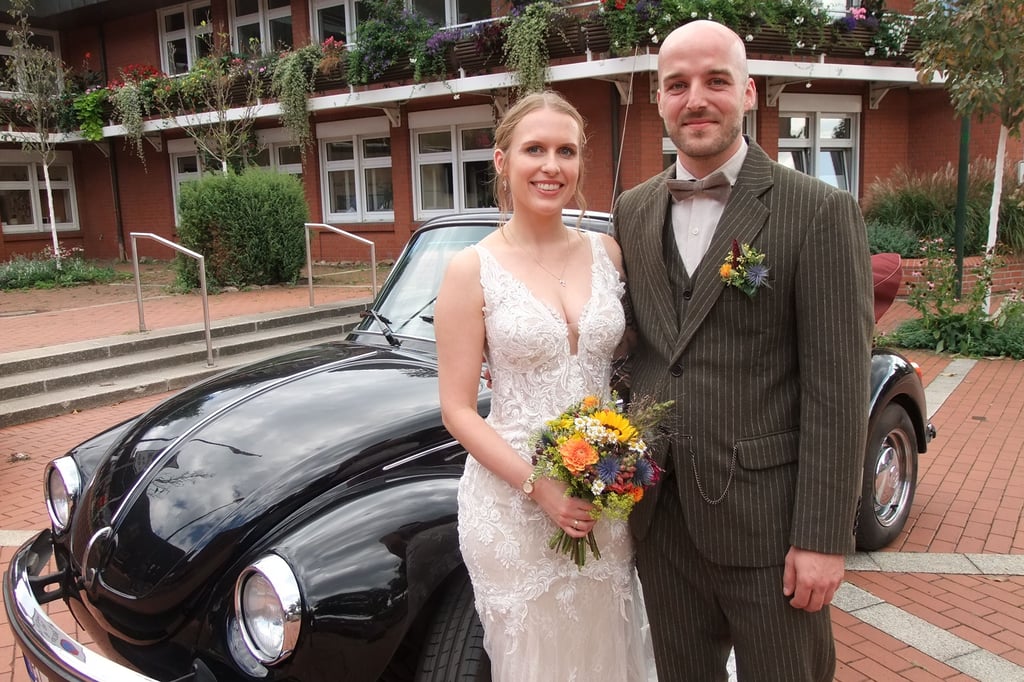 Steinhagen: Brautpaar - Annika Quiring und Max Wrede heiraten