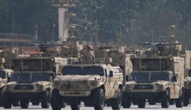 Drohnen, unbemannte Systeme und Gegenmaßnahmen gegen diese waren bei der Parade zum Tag des Sieges prominent vertreten.
