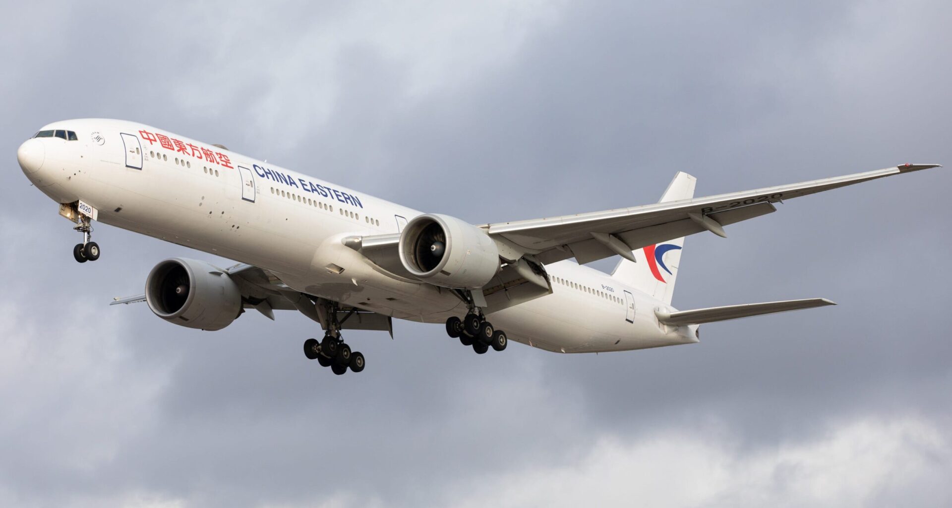 Eine Boeing 777-300 der China Eastern Airlines.