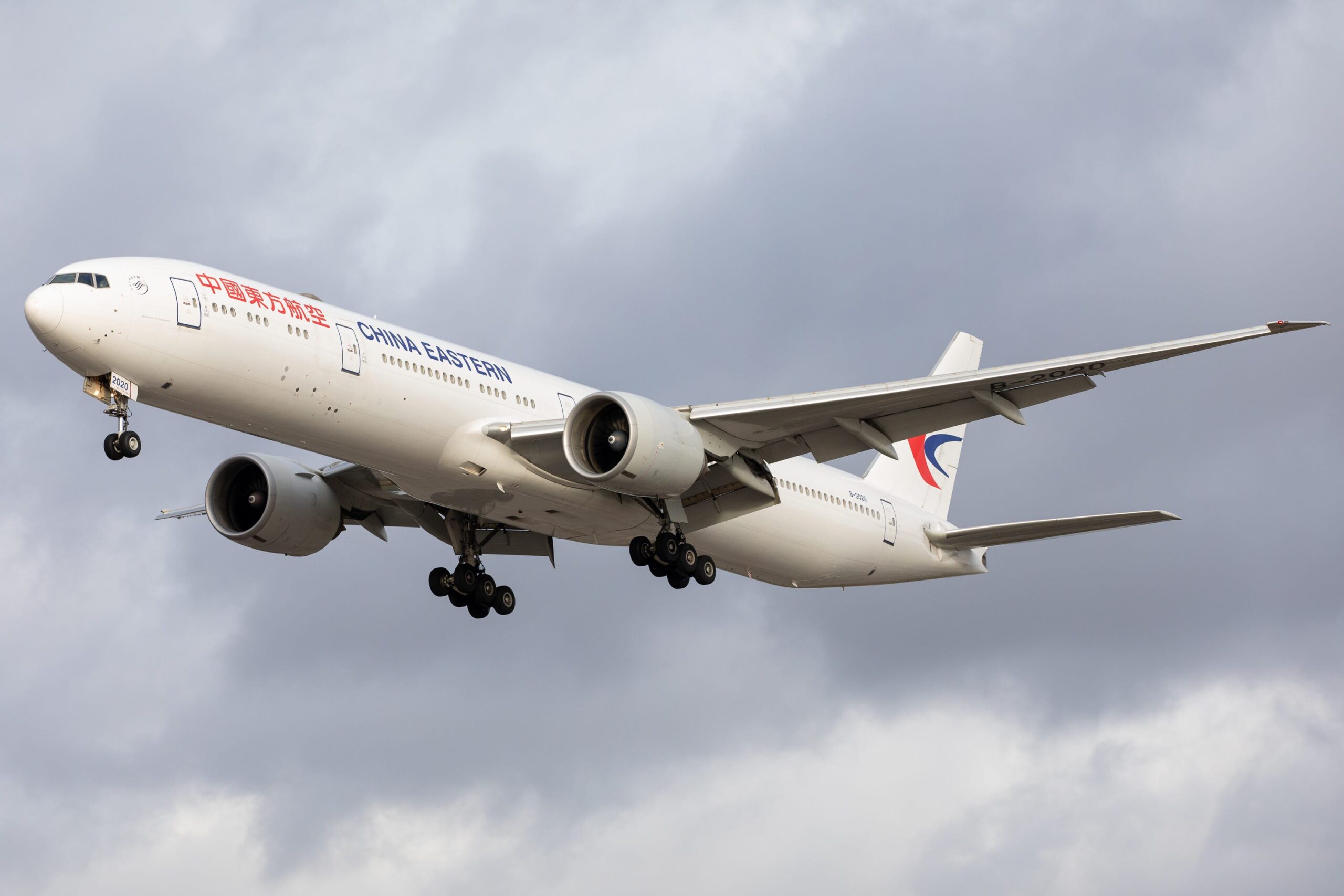 Eine Boeing 777-300 der China Eastern Airlines.